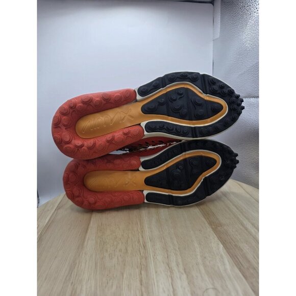 Nike Air Max 270 Orange Blue Black BQ1918-400 Size 7 Women / Men Size 5 - Picture 6 of 7